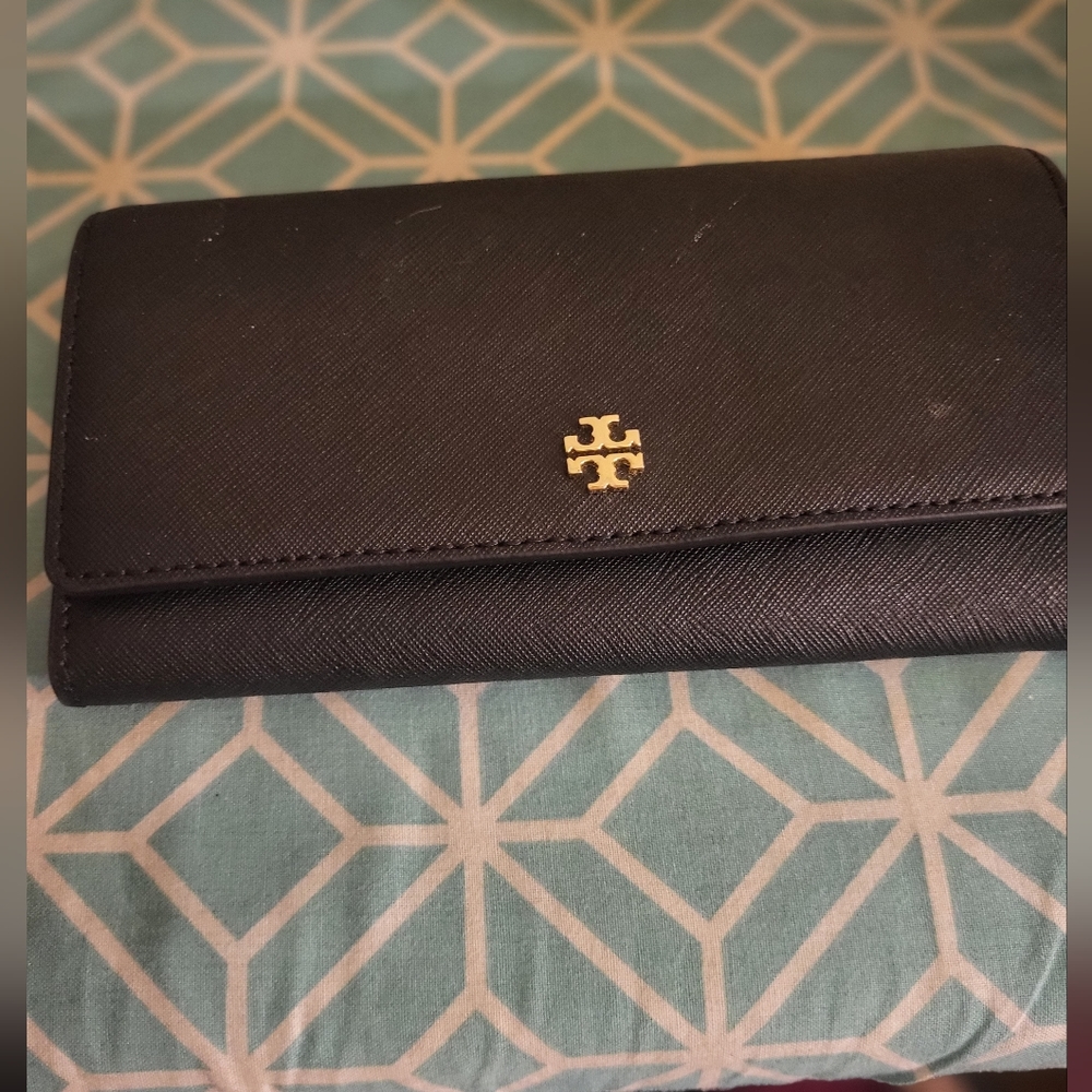 Tory Burch Black Wallet